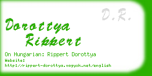 dorottya rippert business card